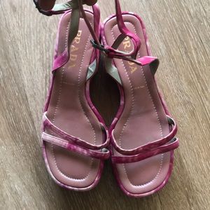 Prada wedges
